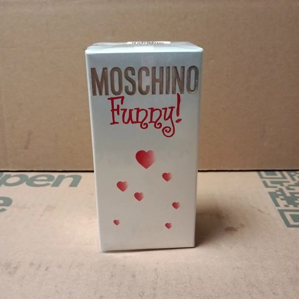 BOXED AND SEALED MOSCHINO FUNNY! EAU DE TOILETTE SPRAY 50ML