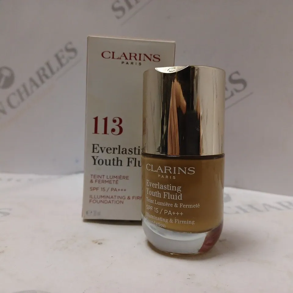 BOXED CLARINS 113 EVERLASTING YOUTH FLUID (30ml)