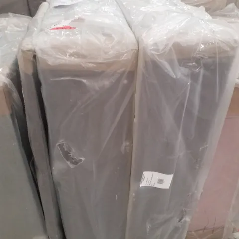 BAGGED BEDMASTER 5FT KING UNIVERSAL DIVAN BASE WITH HEADBOARD - 2 DRAWER - SLATE GREY (3 PARTS)