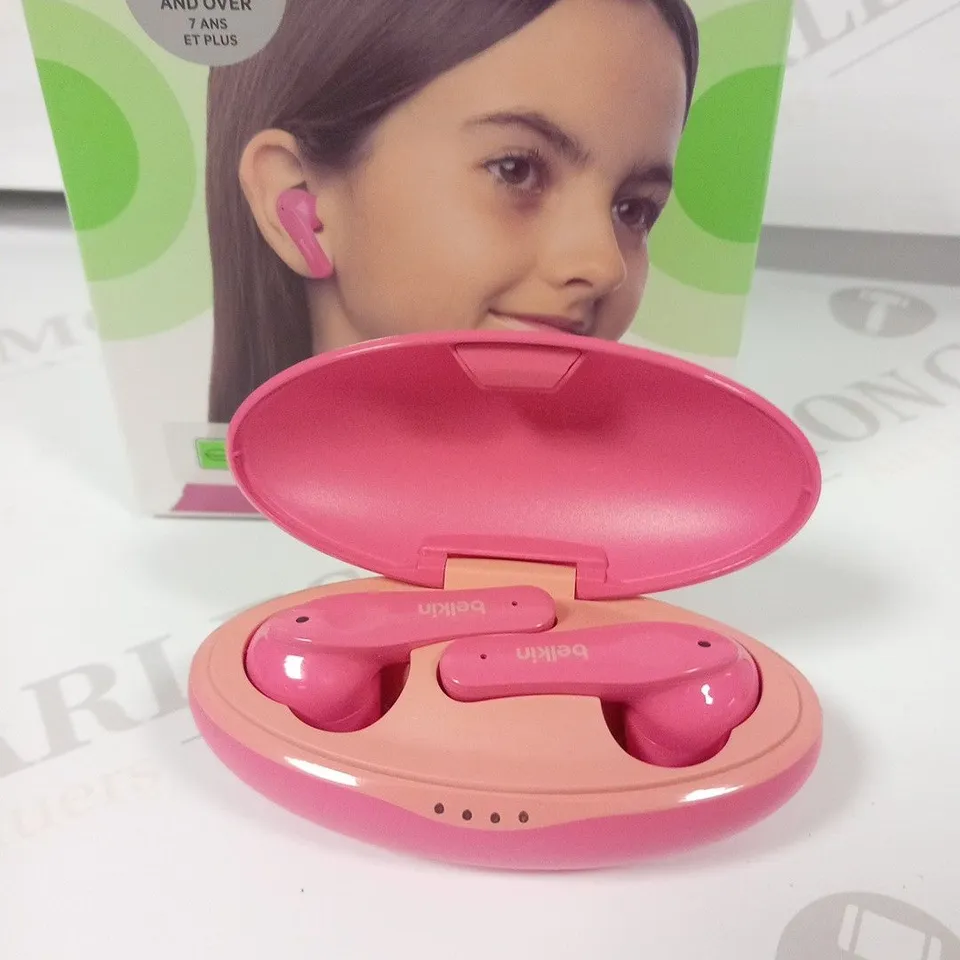 BOXED BELKIN SOUNDFORM NANO WIRELESS EARBUDS FOR KIDS