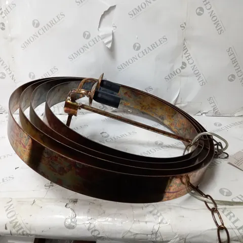 JOHN LEWIS ETHAN COPPER CEILING LIGHT 