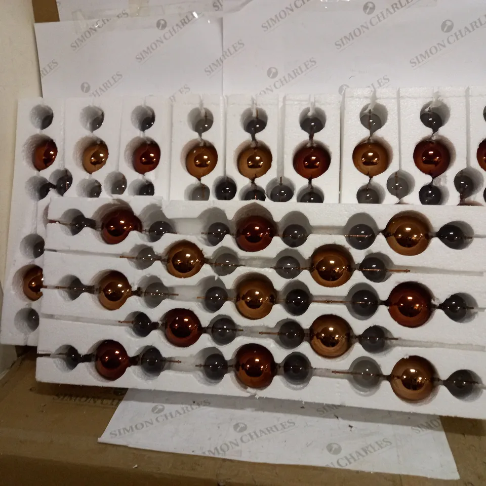 JOULES 9IT PENDANT COPPER PLATE & METALLIC TINTED BRONZE GLASS