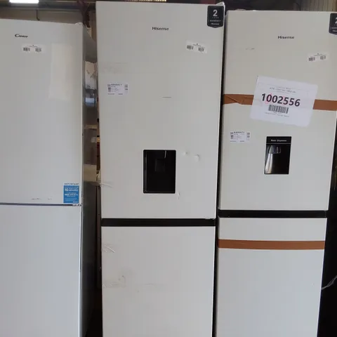 HISENSE RB390N4WW1 TOTAL NO FROST FRIDGE FREEZER WHITE - UNPROCESSED RAW RETURN
