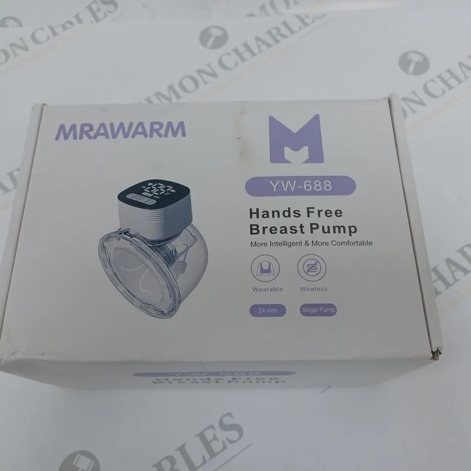 MRAWARM YW-688 HANDS FREE BREAST PUMP