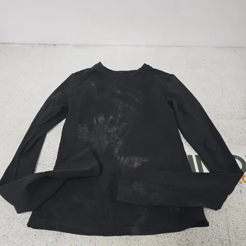 ADANOLA BLACK LONG-SLEEVE TOP β S
