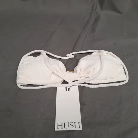 HUSH STELLA SCALLOP BIKINI TOP SIZE 6