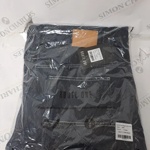 ROUTE ONE SUPER BAGGY DENIM JEANS SIZE 34R