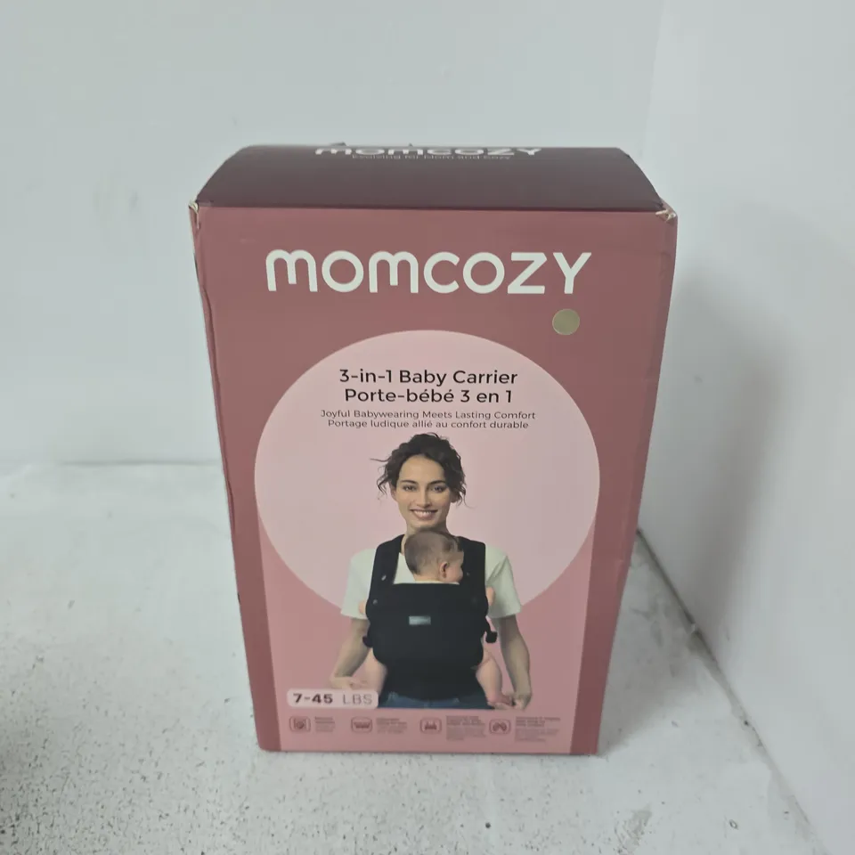 BOXED MOMCOZY 3-IN-1 BABY CARRIER BEIGE