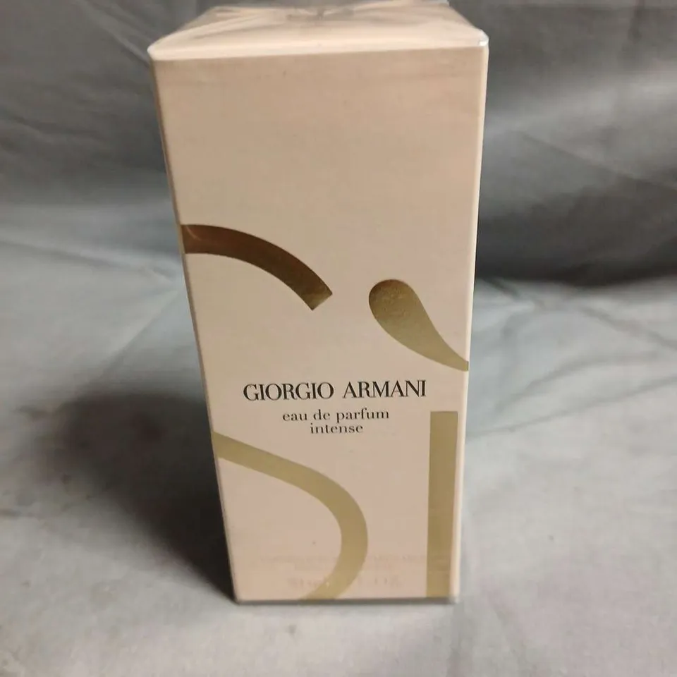 BOXED AND SEALED GIORGIO ARMANI EAU DE PARFUM INTENSE 30ML