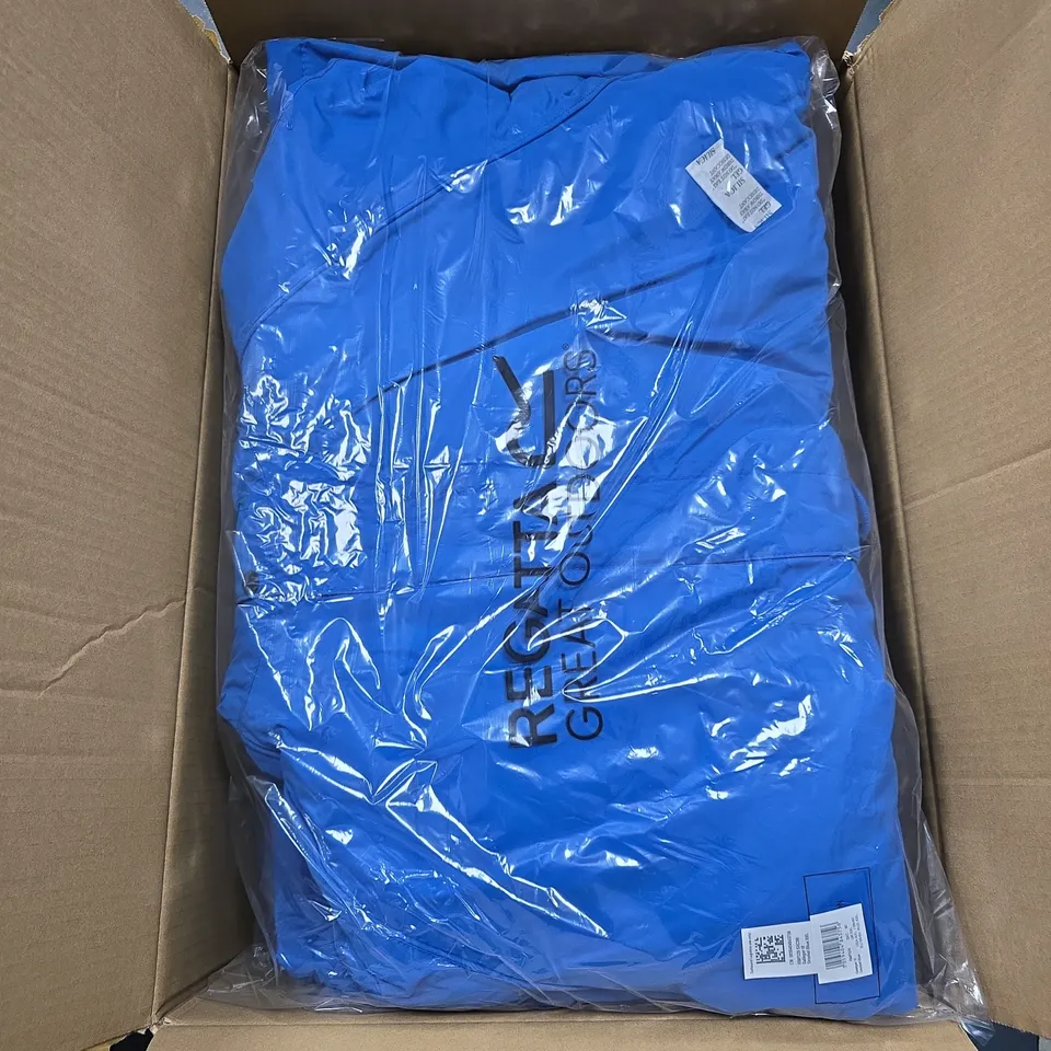 BOX OF APPROXIMATELY 8 BRAND NEW REGATTA SALINGER SNORKEL COAT - BLUE - SIZE XXL