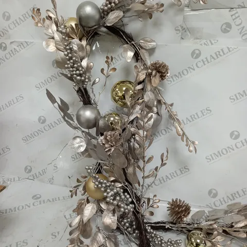 6FT CHAMPAGNE GOLD PRE LIT GARLAND