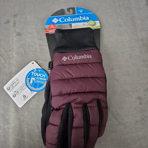 COLUMBIA WOMENS POEDER LIFE GLOVES - M