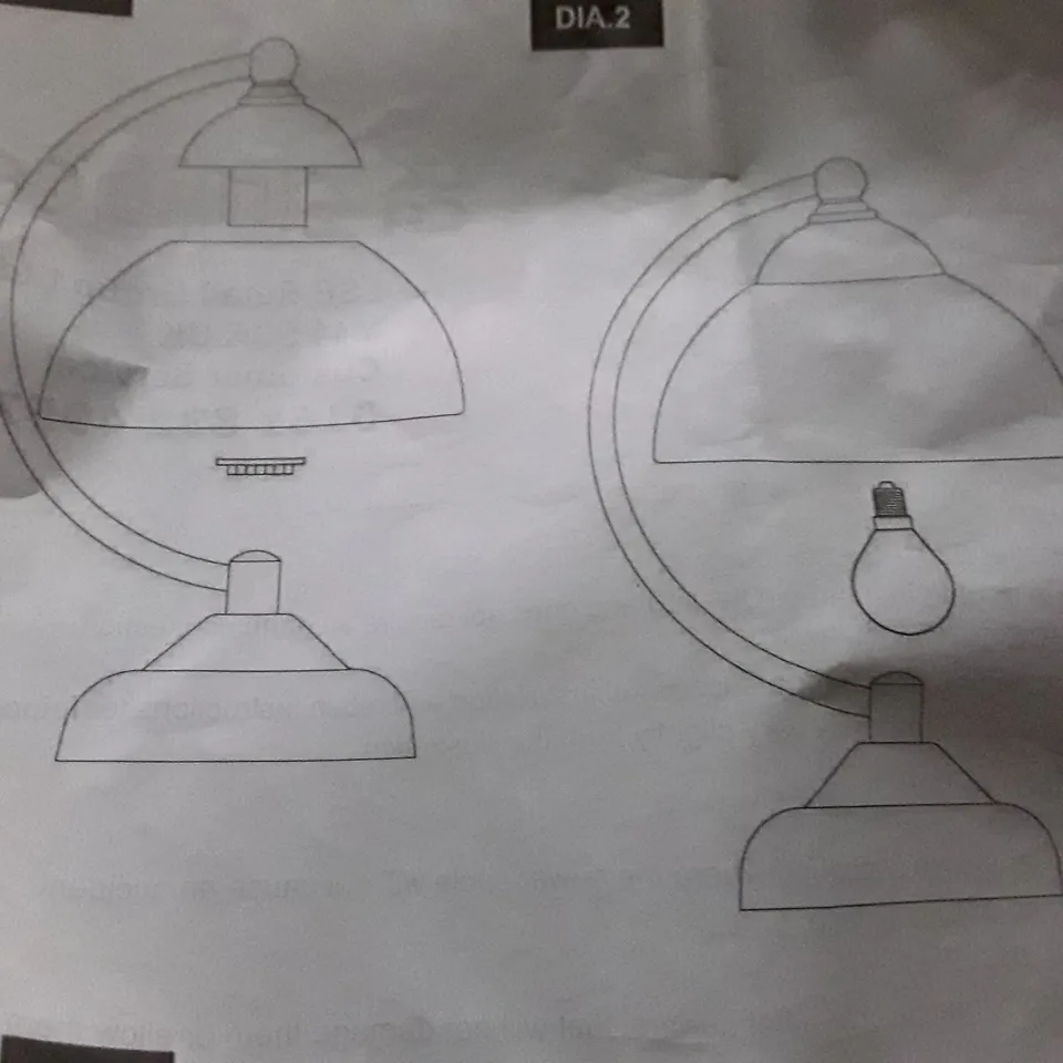 BOXED WOODSIDE 28CM ARCHED TABLE LAMP (SET OF 2)