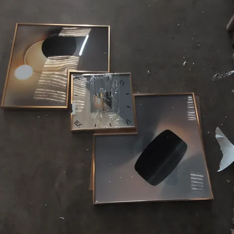 BOXED OVERSIZED SILENT WALL CLOCK (1 BOX)