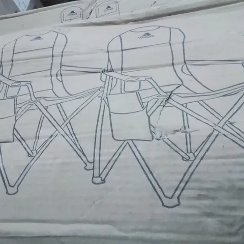 BOXED SET OF 2 CAMPING CHAIRS