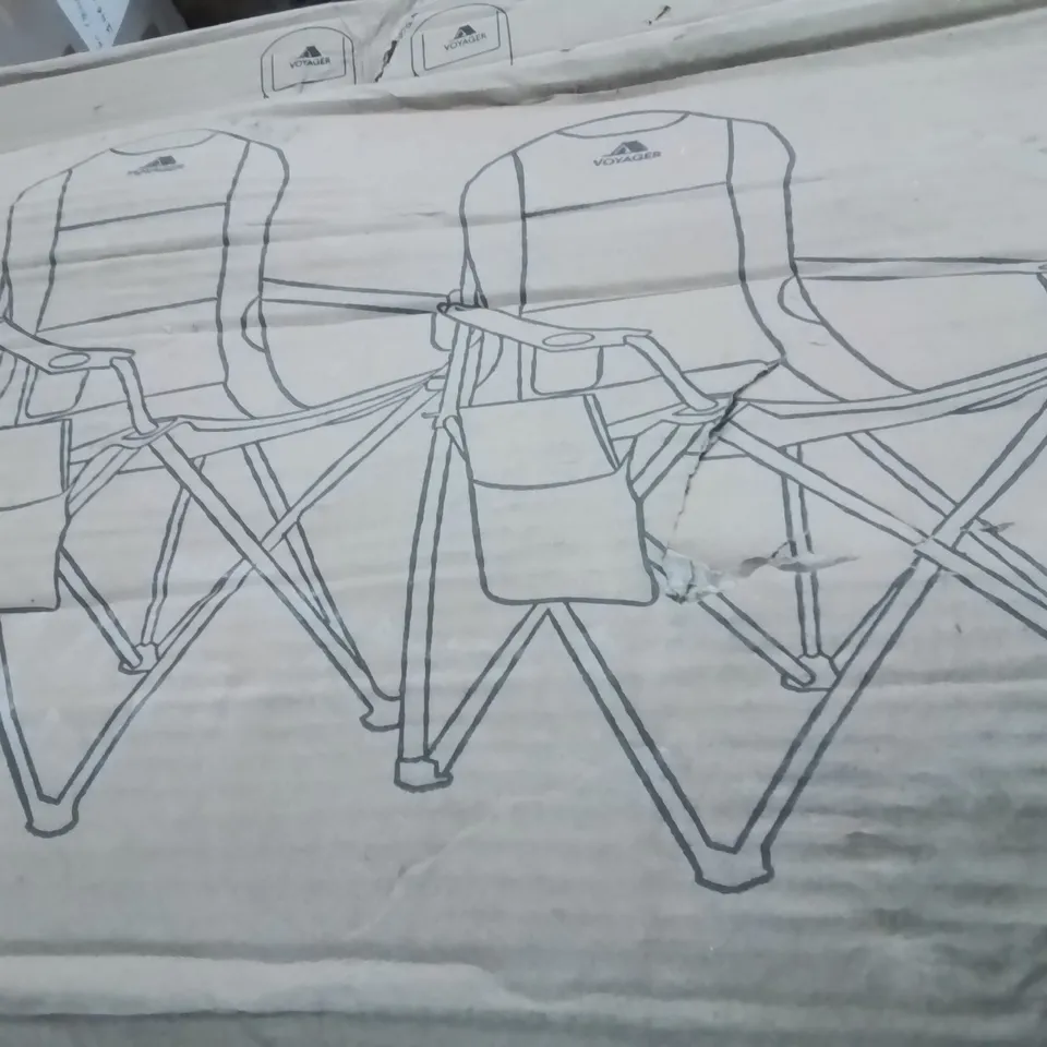 BOXED SET OF 2 CAMPING CHAIRS
