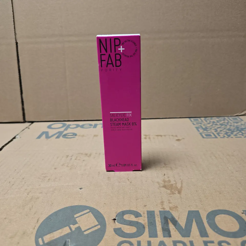 NIP + FAB PURIFY SALICYLIC FIX BLACKHEAD STEAM MASK 8% BOXED