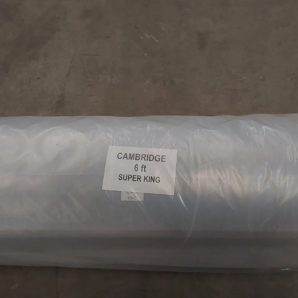 BRAND NEW BAGGED AND ROLLED CAMBRIDGE MATTRESS - 6FT SUPER KING