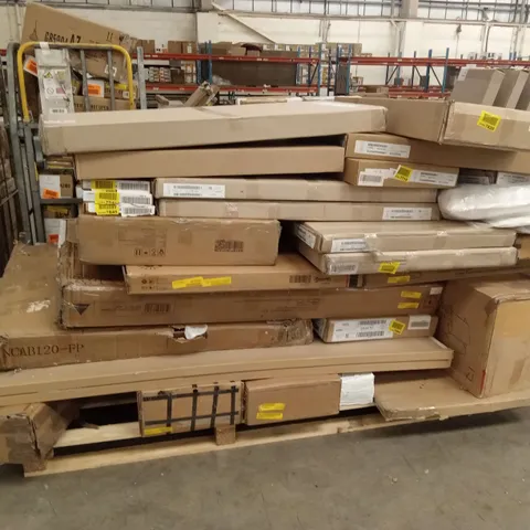 PALLET OF ASSORTED FURNITURE AND INCOMPLETE FURNITURE PARTS
