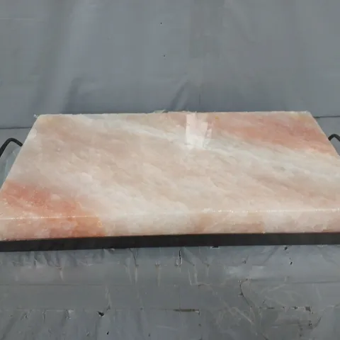 HIMALAYAN SECRET SALT RECTANGULAR SHAPE PLATE - COLLECTION ONLY