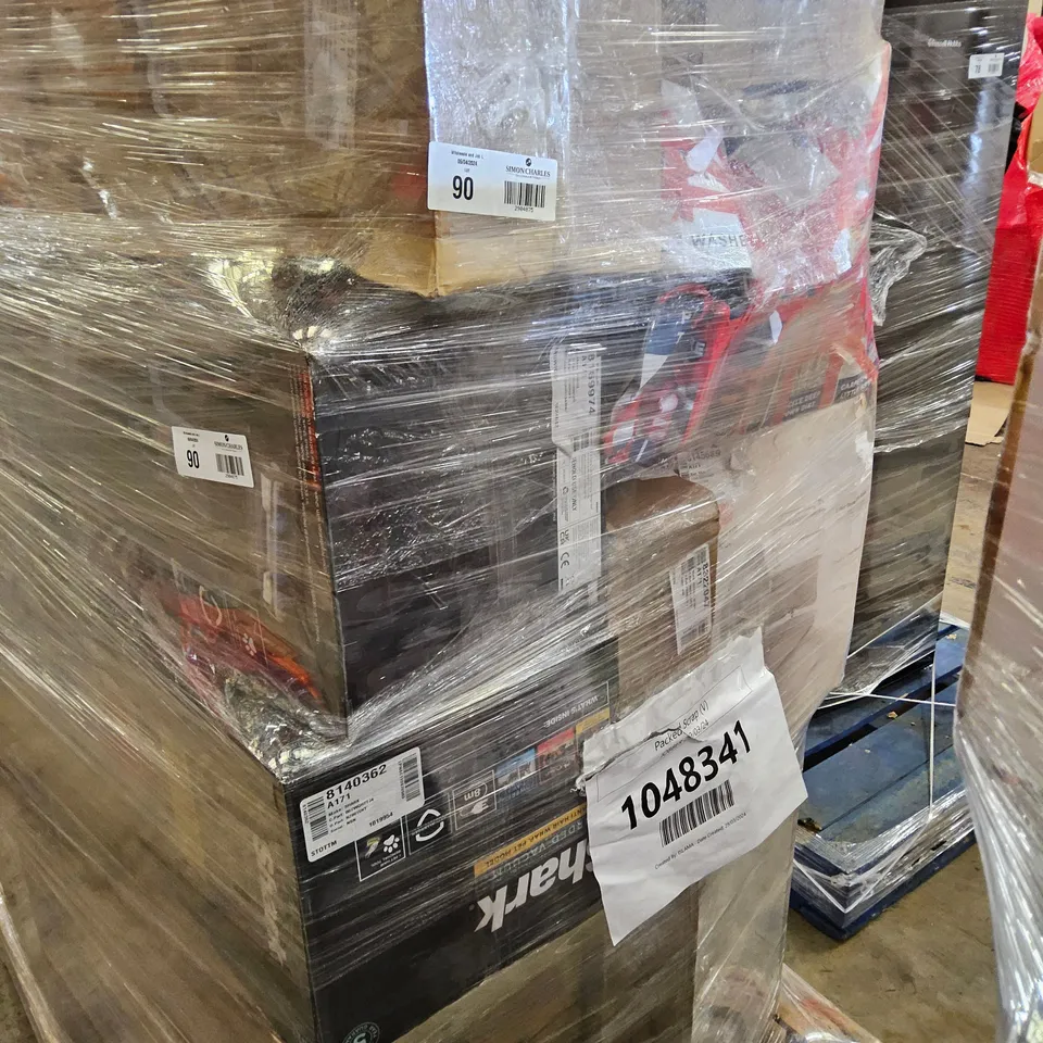 PALLET OF APPROXIMATELY 19 UNPROCESSED RAW RETURN HOUSEHOLD AND ELECTRICAL GOODS TO INCLUDE;
