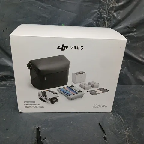BOXED DJI MINI 3 FLY MORE COMBO (WITH REMOTE CONTROL)