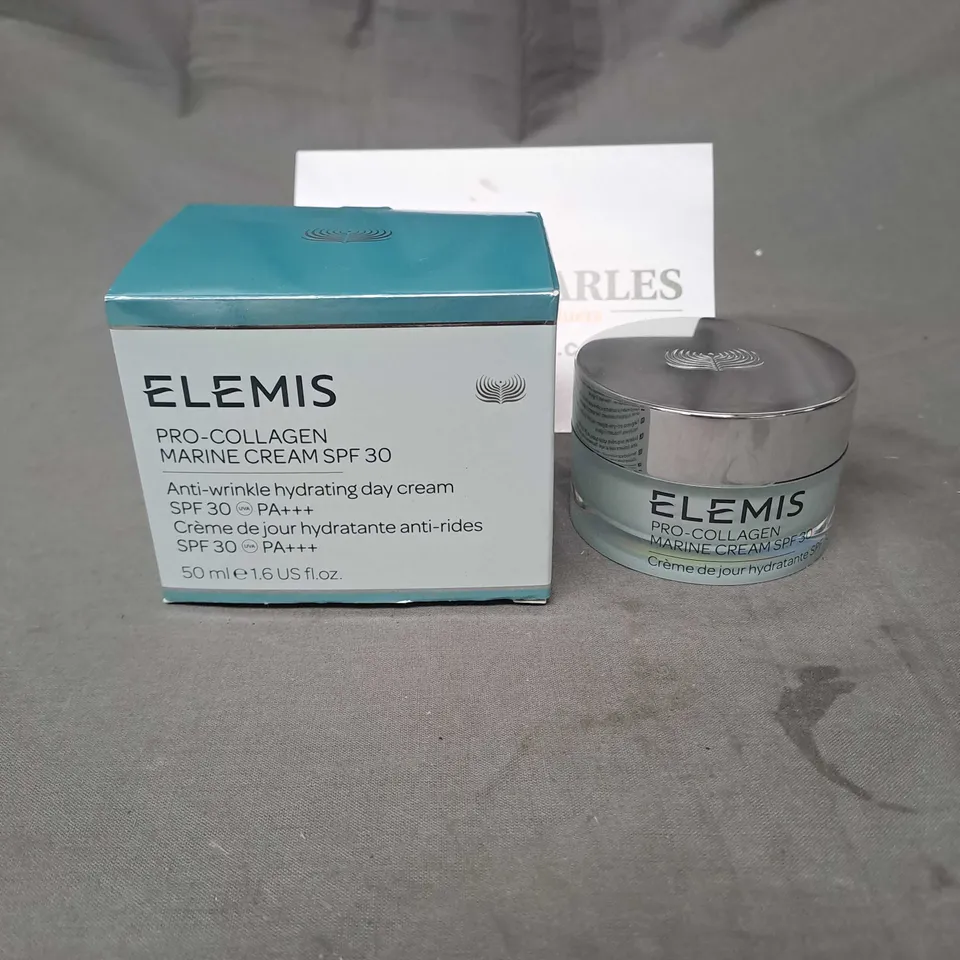 BOXED ELEMIS PRO-COLLAGEN MARINE CREAM SPF 30 50ML
