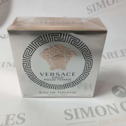 BOXED AND SEALED VERSACE EROS POUR FEMME EAU DE TOILETTE 50ML