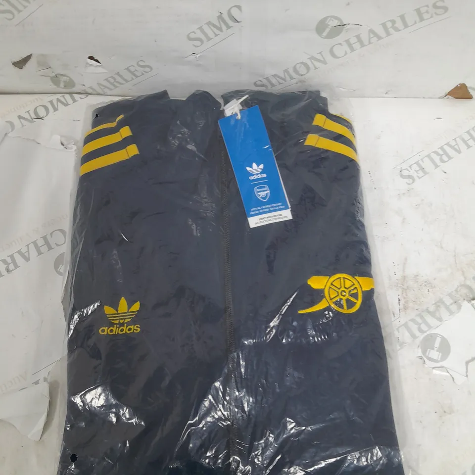 ADIDAS ARSENAL NAVY/YELLOW MEDIUM ZIP UP BAGGED 
