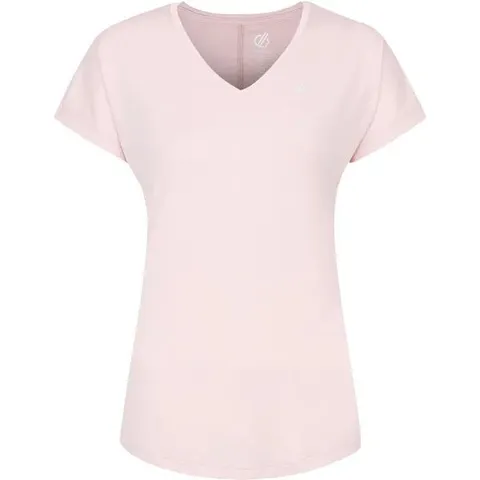 BRAND NEW DARE 2B WOMEN'S VIGILANT LIGHTWEIGHT T-SHIRT IN CRUSTAL ROSE SIZE UK 18