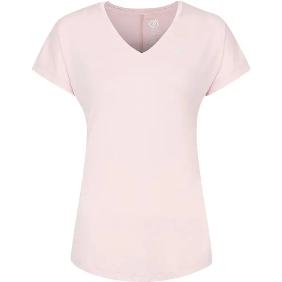 BRAND NEW DARE 2B WOMEN'S VIGILANT LIGHTWEIGHT T-SHIRT IN CRUSTAL ROSE SIZE UK 18