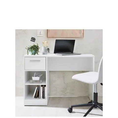 BOXED NEW METRO DESK IN WHITE - COLLECTION ONLY