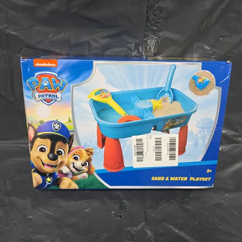 PAW PATROL SAND AND WATER TABLE