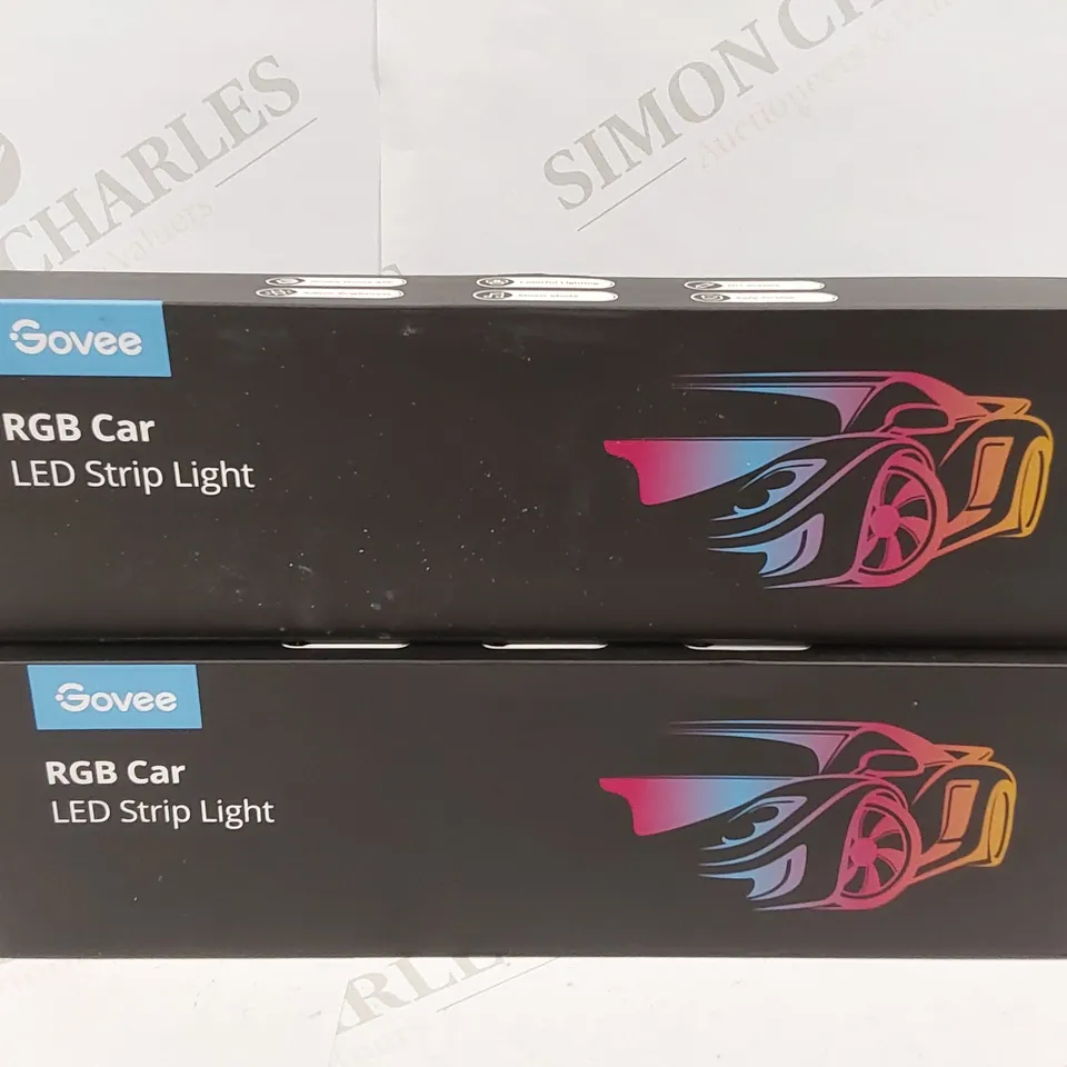 2 BRAND NEW GOVEE RGB CAR STRIPS
