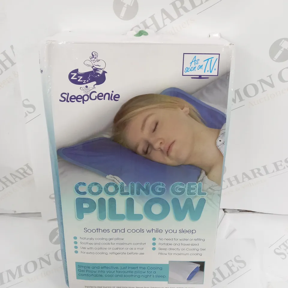 BOXED SLEEP GENIE COOLING GEL PILLOW 