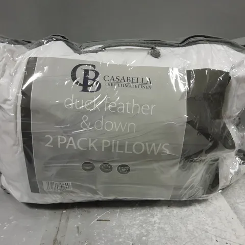 CASABLANCA DUCK DEATHER & DOWN 2 PACK PILLOWS