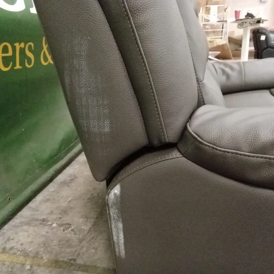 ROTHBURY LUXURY FAUX LEATHER HIGH BACK 2 SEATER MANUAL RECLINER SOFA RRP £629