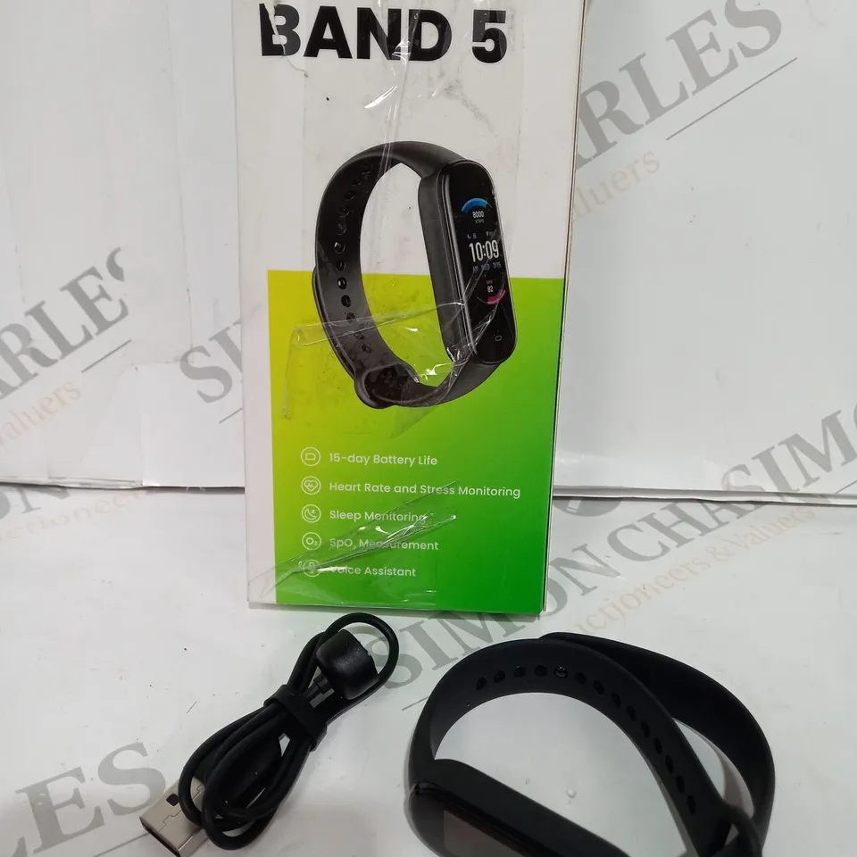 BOXED AMAZFIT BAND 5 SMART BAND/FITNESS TRACKERS WITH VOICE ASSISTANT 