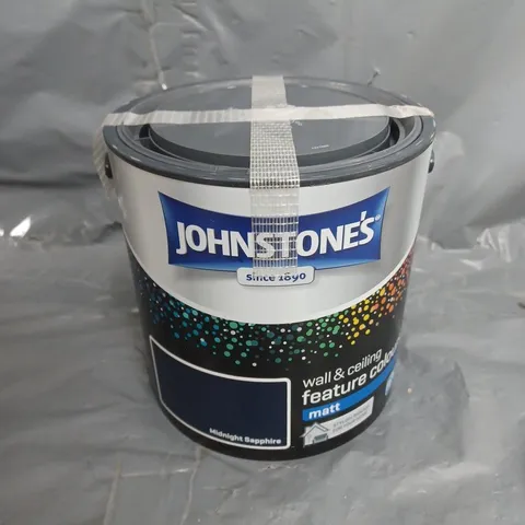 JOHNSTONES WALL & CEILING PAINT MATT IN MIDNIGHT SAPPHIRE (2.5L) - COLLECTION ONLY