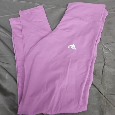 ADIDAS WOMENS LEGGINGS IN PINK - UK MEDIUM