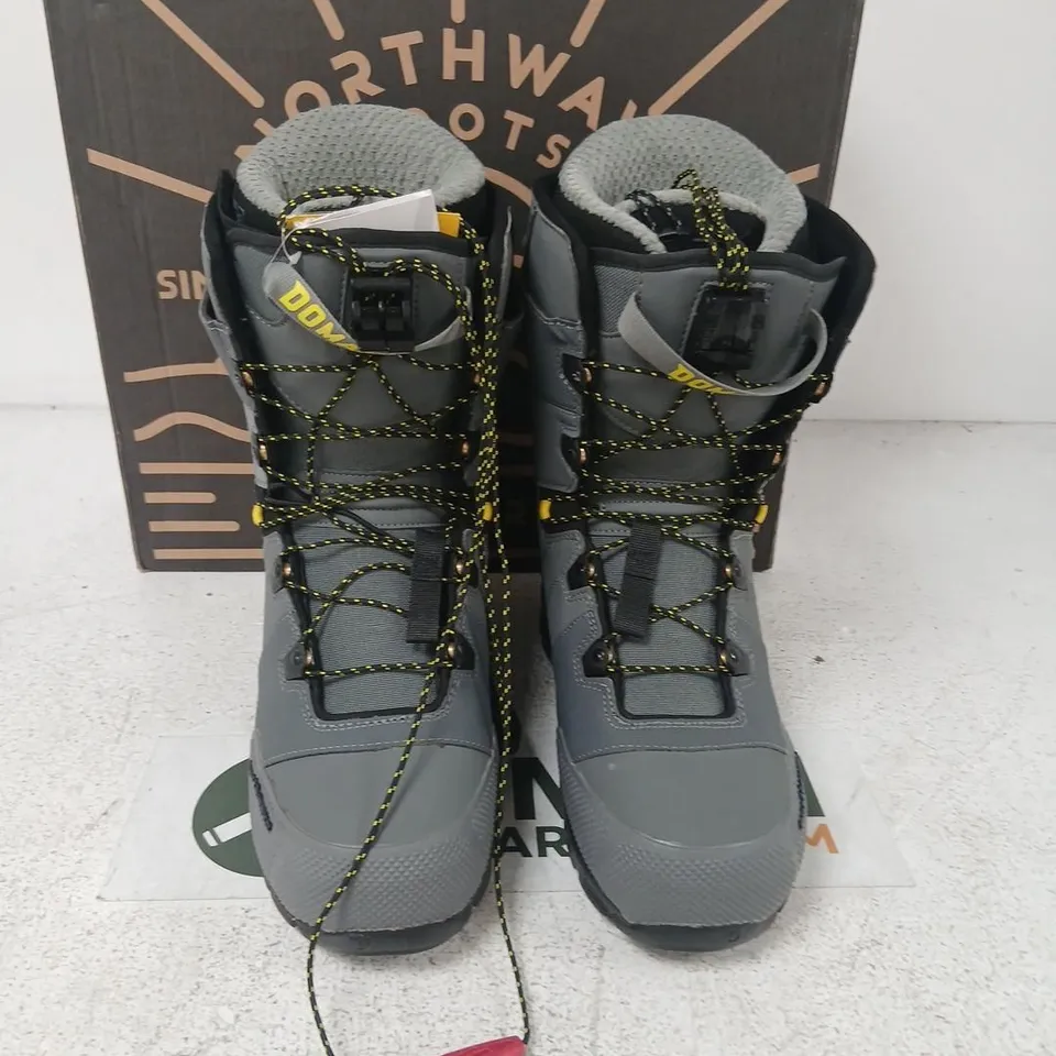NORTHWAVE DOMAIN SL SNOWBOARD BOOTS – DARK GREY, EU46 (US12) – UK11