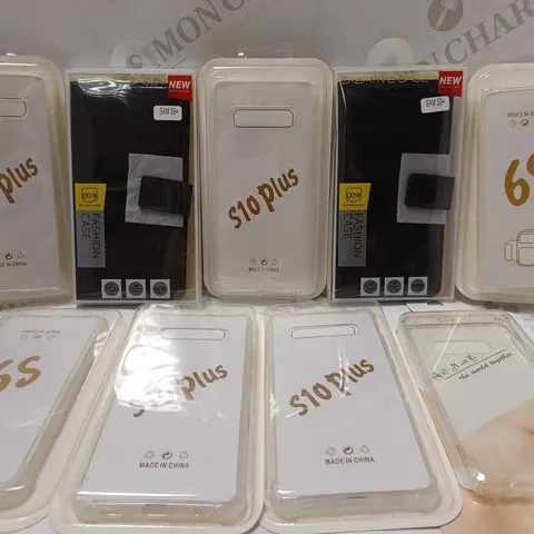 LOT OF APPROX 25 ASSORTED SAMSUNG GALAXY PHONE CASES IN VARIOUS STYLES AND COLOURS, SUITABLE FOR S9, S10E, S9+, ETC