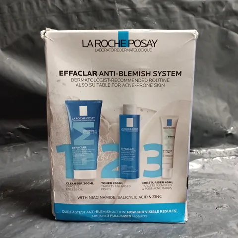LA ROCHE-POSAY EFFACLAR ANTI-BLEMISH SYSTEM 3-PIECE SKINCARE SET