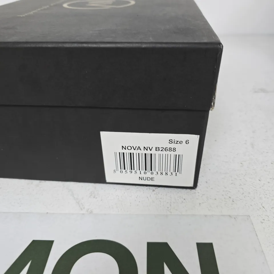 NOVA NV B2688 NUDE GOLD TRAINERS – UK SIZE 6 (SIZE 6) – WOMEN'S