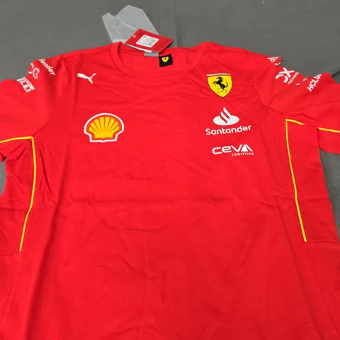 F1 FERRARI TEAM TEE - SIZE L