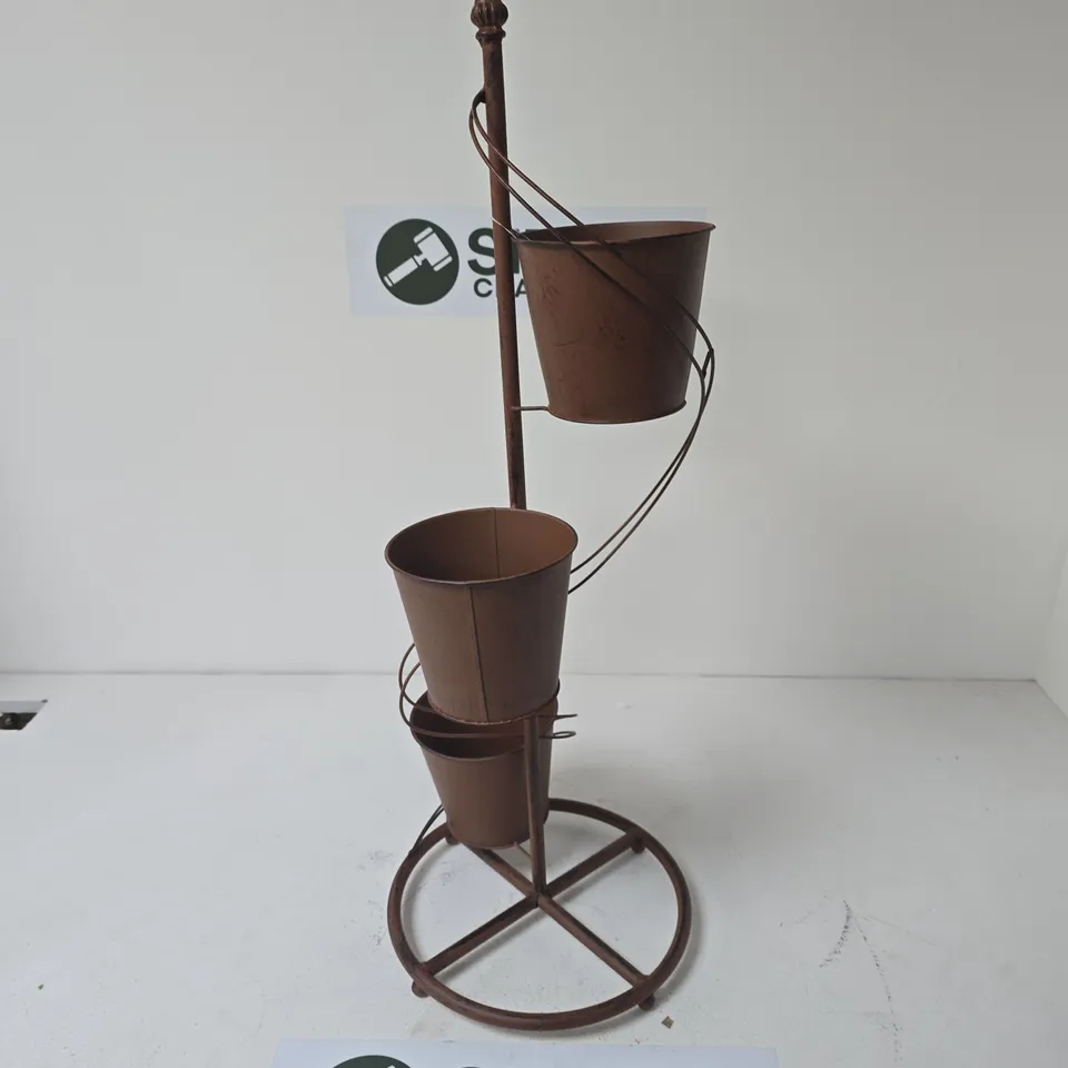 HEAVEN SENDS RUSTIC 3 TIER PLANTER