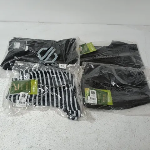 APPROXIMATELY 46 BRAND NEW REGATTA/DARE2B KIDS CLOTHING ITEMS IN VARIOUS SIZES, STYLES & COLOURS TO INCLUDE JUNIOR PENTRE, DAYANA, REPRSE II TROUSERS, ETC