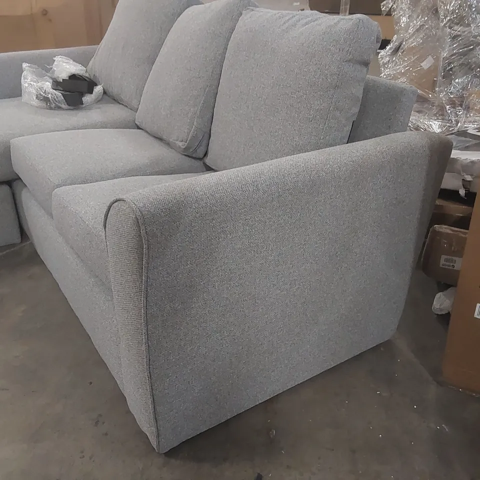 QUALITY DESIGNER FABRIC UPHOLSTERED CORNER SOFA