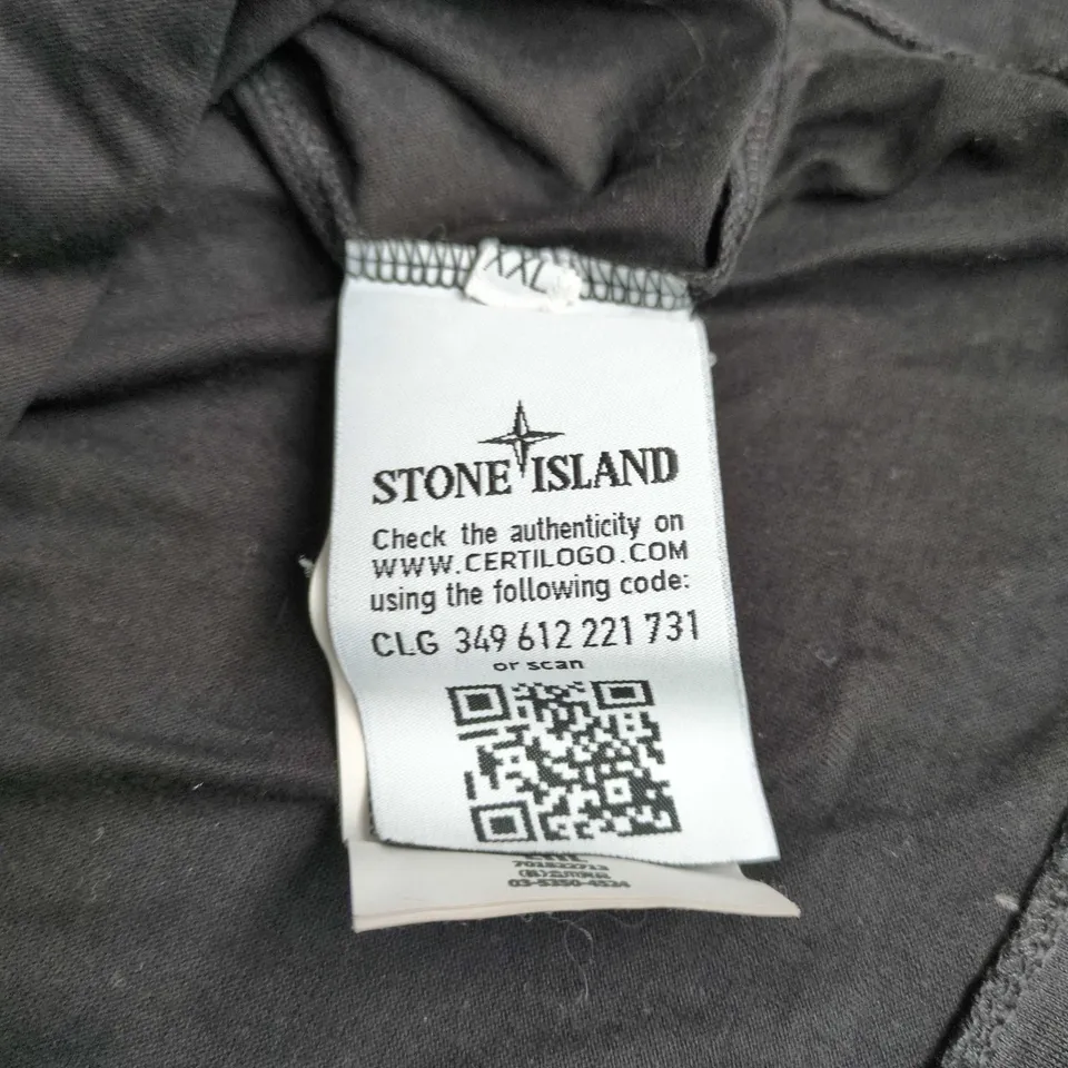 Stone Island Black Long-Sleeve Top XXL