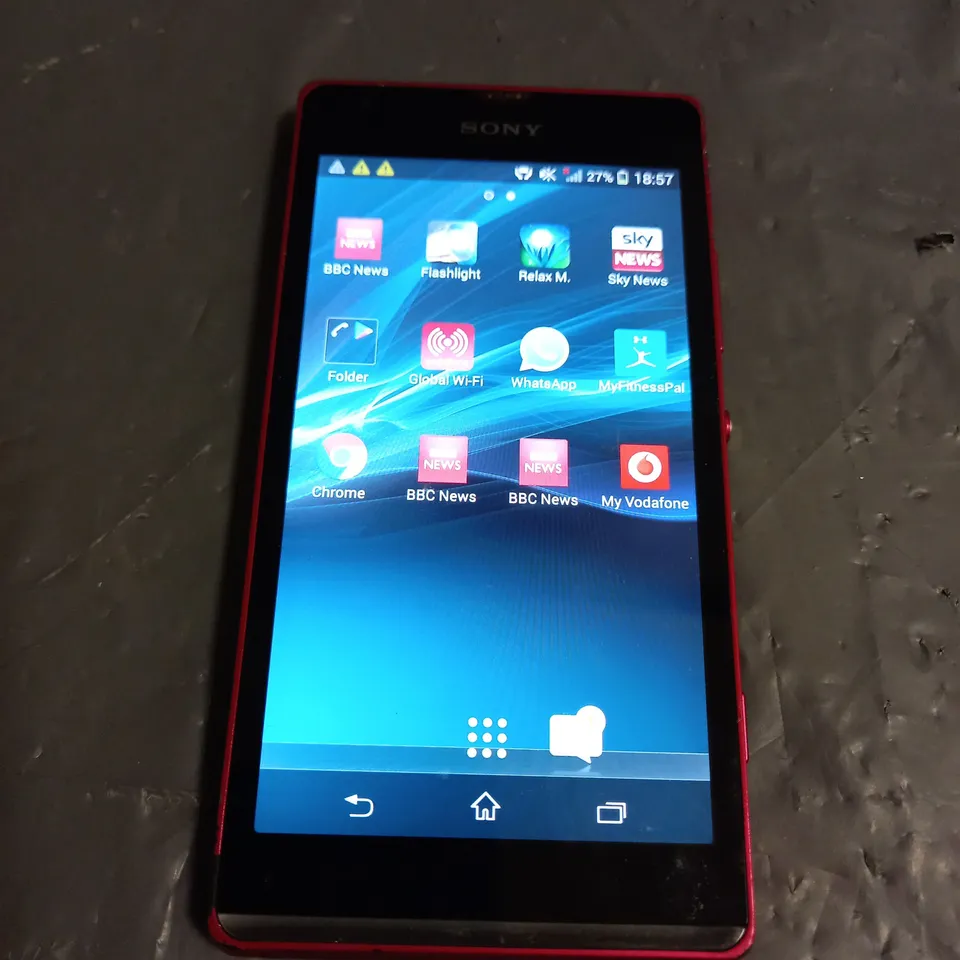 SONY XPERIA C5303 SMARTPHONE IN RED